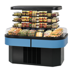 Federal Industries IMSS60SC-3 Specialty Display Island Self-Serve Refrigerated Merchandiser