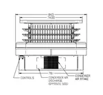 Federal Industries IMSS84SC-2 Specialty Display Island Self-Serve Refrigerated Merchandiser