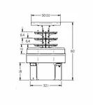 Federal Industries IMSS84SC-2 Specialty Display Island Self-Serve Refrigerated Merchandiser