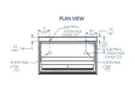 Federal Industries ITR3626-B18 Italian Glass Refrigerated Display Case