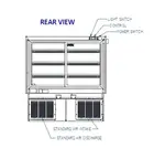 Federal Industries ITR4826 Italian Glass Refrigerated Counter Display Case