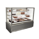 Federal Industries ITR6034-B18 Italian Glass 3 Tier Refrigerated 60" Wide Display Case
