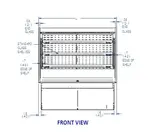 Federal Industries ITRSS3626 Italian Glass Refrigerated Counter Display Case
