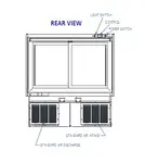 Federal Industries ITRSS3626 Italian Glass Refrigerated Counter Display Case