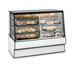 Federal Industries SGR5042DZ High Volume Vertical Dual Zone Bakery Case Refrigerated Left Non-Refrigerated Right
