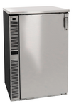 Glastender C1SB24 Silver 2 Solid Door Refrigerated Back Bar Storage Cabinet, 120 Volts