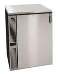 Glastender C1SL28 Black 2 Solid Door Refrigerated Back Bar Storage Cabinet, 120 Volts