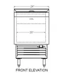 Glastender MF24-B Underbar Glass Froster