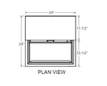 Glastender MF24-B Underbar Glass Froster