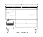 Glastender ST36-B Flat Top Bottle Cooler