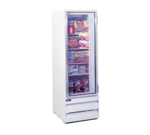 Howard-McCray GR88BM 103.75'' White 4 Section Swing Refrigerated Glass Door Merchandiser