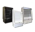 Howard-McCray R-OD35E-12S-LED 147.00'' White Vertical Air Curtain Open Display Merchandiser with 4 Shelves