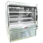 Howard-McCray R-OD35E-3L-LED 39.00'' White Vertical Air Curtain Open Display Merchandiser with 2 Shelves