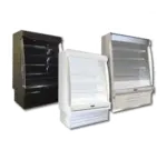 Howard-McCray R-OD35E-3S-LED 39.00'' White Vertical Air Curtain Open Display Merchandiser with 4 Shelves