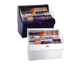 Howard-McCray R-OS30E-3C 39.00'' White Horizontal Air Curtain Open Display Merchandiser with 3 Shelves