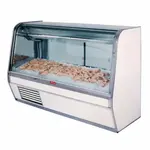 Howard-McCray SC-CFS32E-8C-LED Curved Glass Fish/Poultry Service Case