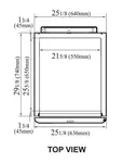 M3RF19-2-N 1-Section M3 Refrigerator & Freezer