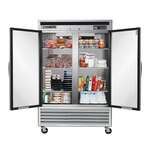 Maxx Cold MCF-49FDHC 54.00'' Bottom Mounted 2 Section Solid Door Reach-In Freezer