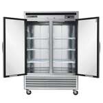 Maxx Cold MCF-49FDHC 54.00'' Bottom Mounted 2 Section Solid Door Reach-In Freezer