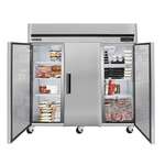 Maxx Cold MCFT-72FDHC 81.00'' Top Mounted 3 Section Solid Door Reach-In Freezer