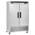 Maxx Cold MCR-49FDHC 54.00'' Bottom Mounted 2 Section Door Reach-In Refrigerator