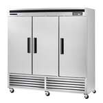 Maxx Cold MCR-72FDHC 81.00'' Bottom Mounted 3 Section Door Reach-In Refrigerator