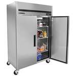 Maxx Cold MCRT-49FDHC 54.00'' Top Mounted 2 Section Door Reach-In Refrigerator