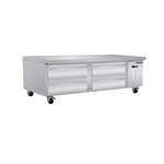 Maxx Cold MXCB72HC X-Series 74" 4 Drawer Refrigerated Chef Base with Top - 115 Volts