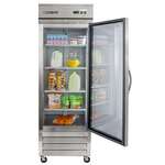 Maxx Cold MXCR-23GDHC 29.90'' Bottom Mounted 1 Section Door Reach-In Refrigerator