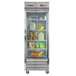 Maxx Cold MXCR-23GDHC 29.90'' Bottom Mounted 1 Section Door Reach-In Refrigerator