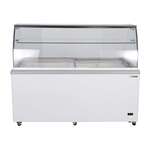 Maxx Cold MXDC-12 X-Series 54 Gallon Self-Contained 2/3 HP 70" Wide Ice Cream Dipping Cabinet