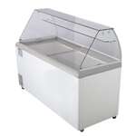 Maxx Cold MXDC-12 X-Series 54 Gallon Self-Contained 2/3 HP 70" Wide Ice Cream Dipping Cabinet