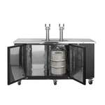 Maxximum MXBD72-2BHC Maxx Cold X-Series Keg Cooler with Dual Towers &