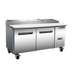 Maxx Cold Maxximum MXCPP70HC Maxx Cold X-Series Refrigerated Pizza Prep Table