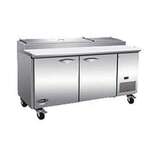 MVP Group LLC IPP71-4D Refrigerated Counter, Pizza Prep Table