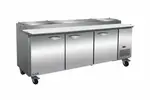MVP Group LLC IPP94-4D Refrigerated Counter, Pizza Prep Table