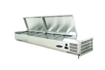 MVP Group LLC KTR-60S Refrigerated Countertop Pan Rail