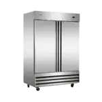 Norpole NP2R 54.00'' Bottom Mounted 2 Section Door Reach-In Refrigerator