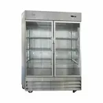 Norpole NP2R-G 54.00'' Bottom Mounted 2 Section Door Reach-In Refrigerator