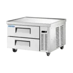 Norpole NPCB-36 36" 2 Drawer Refrigerated Chef Base with Top - 115 Volts
