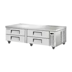 Norpole NPCB-72 72" 4 Drawer Refrigerated Chef Base with Top - 115 Volts