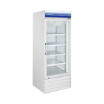Norpole NPGF1-S13 27.00'' 13 cu.ft 1 Section White Glass Door Merchandiser Freezer