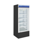 Norpole NPGR1-SB 28.00'' Black 1 Section Swing Refrigerated Glass Door Merchandiser