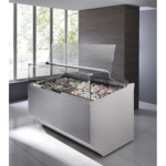 Oscartek GIA SQ G2106DT Gia Gelato/Ice Cream Showcase/Display  Square glass