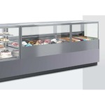 Oscartek ITALIA 3 ICRT1150 Italia 3 Gelato/Ice Cream Round Tubs Showcase/Display  46" length