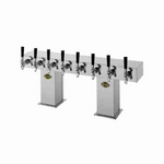 Perlick Corporation 4006-20B4 Bridge Tee Draft Beer Tower, Countertop, Glycol-Cooled - 55-1/8"W x 16-11/16"H