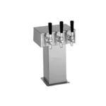 Perlick Corporation 4006-2B4 Tee Draft Beer Tower, Countertop, Glycol-Cooled - 9-1/8"W x 16-11/16"H