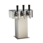 Perlick Corporation 4006-3B Tee Draft Beer Tower, Countertop, Glycol-Cooled - 9-1/8"W x 12-15/16"H