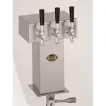 Perlick Corporation 4006-3B Tee Draft Beer Tower, Countertop, Glycol-Cooled - 9-1/8"W x 12-15/16"H