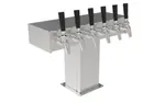 Perlick Corporation 4006-6B Tee Draft Beer Tower, Countertop, Glycol-Cooled - 17-3/8"W x 12-15/16"H